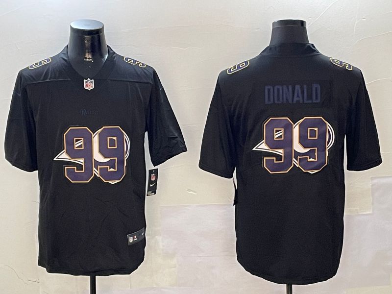 Men Los Angeles Rams #99 Donald Black 2024 Nike Limited NFL Jersey style 1->new york jets->NFL Jersey